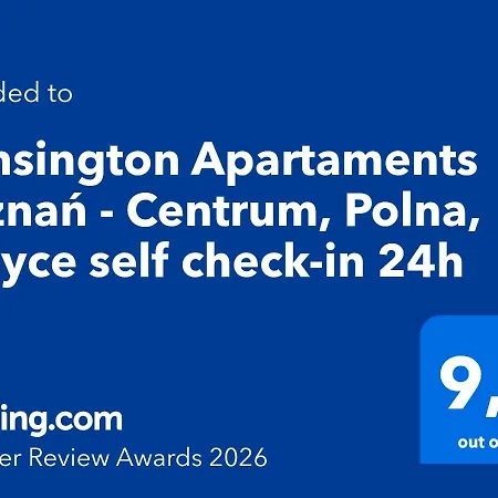 Kensington - Centrum, Polna, Jezyce Self Check-in 24h Апартаменты Познань